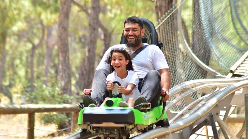 mountain slide ride