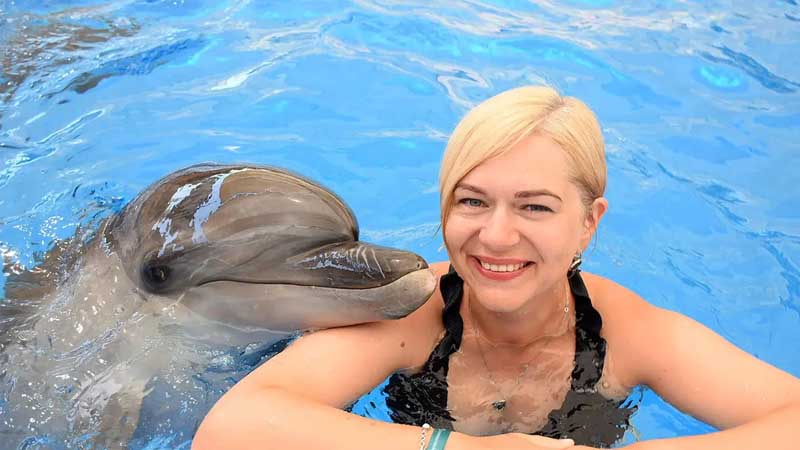 swimming with dolphins in belek